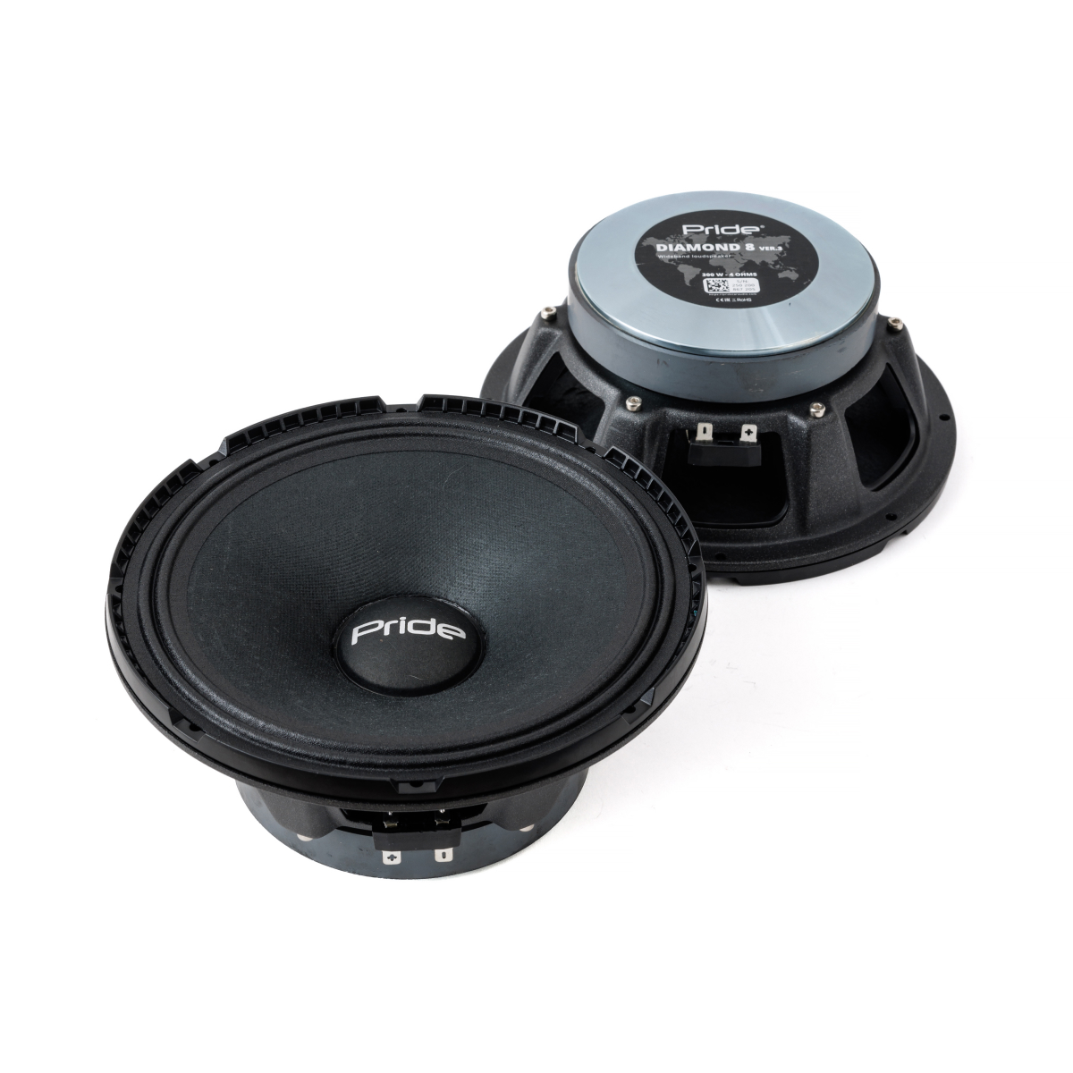 Pride Diamond 8v3 Speakers RMS 300W Size 8" (pair)