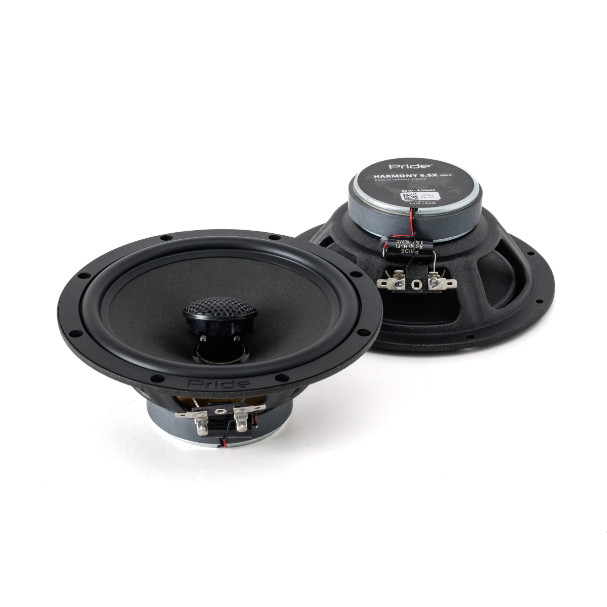 Pride Harmony 6.5X v.2 coaxial speakers RMS 80W Size 6,5" (pair)